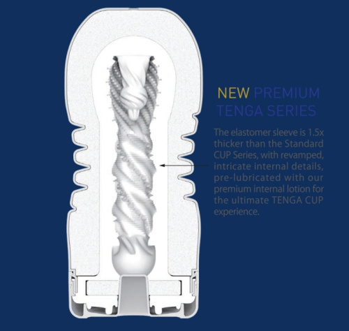 Мастурбатор Tenga Premium Rolling Head Cup фото 3