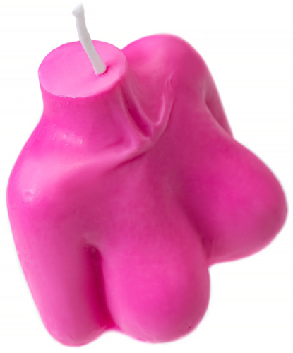 Розовая свеча Женский Силуэт Pecado BDSM 49 гр фото 4