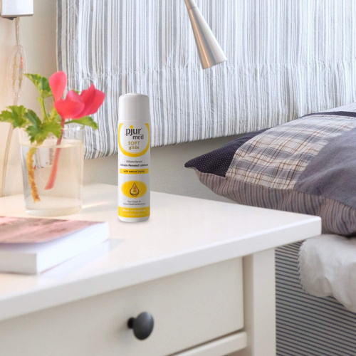 Силиконовый лубрикант с жожоба Pjur Med Soft glide 100 мл фото 4