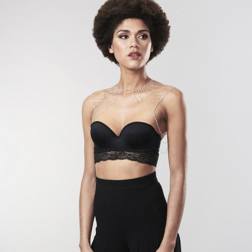 Бикини-цепочка Bijoux Magnifique Chain Shoulders Back Jewelry Gold золотая фото 4