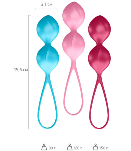 Набор вагинальных шариков Satisfyer V Balls фото 5