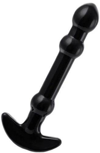 Нереалистичный анальный плаг из стекла Sexus Glass 19 см фото 2