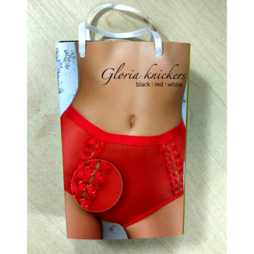 Трусы с высокой талией красные Ненасытная Глория L/XL фото 2