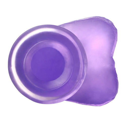 Фиолетовый фаллос Jelly Studs Crystal Dildo Medium 18 см фото 6
