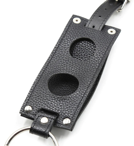 Ремень для страпона с анальной и вагинальной втулками фото 5