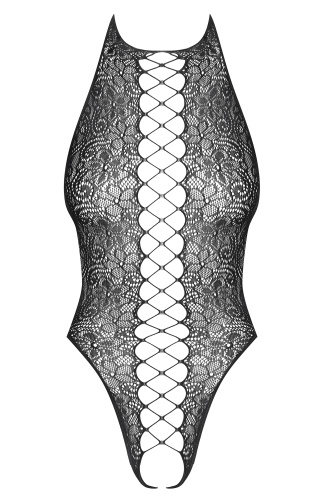 Дерзкое боди-сетка с пикантным доступом S/L фото 3
