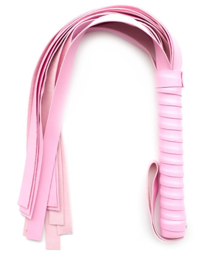 Розовая плеть БДСМ 49 см