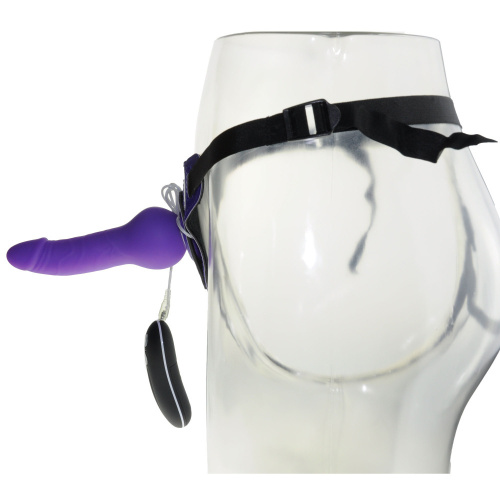 Страпон с 10 функциями вибрации 6 in Silicone Vibrating Strap On фото 3