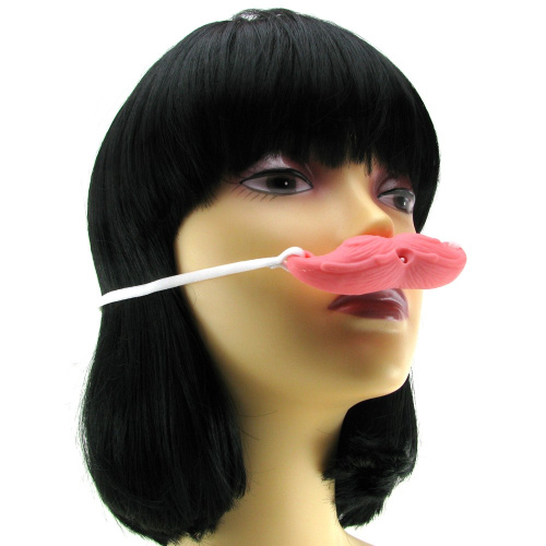 Розовые силиконовые виброусы The Mustachio фото 4