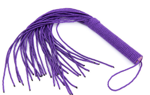 Мягкая плеть фиолетового цвета 48 см фото 2