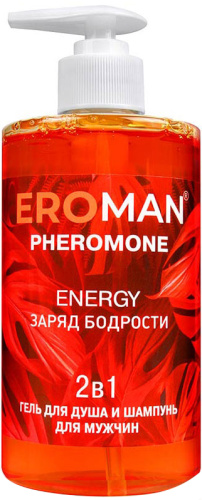 Шампунь-гель для душа с феромонами Eroman Energy 430 мл