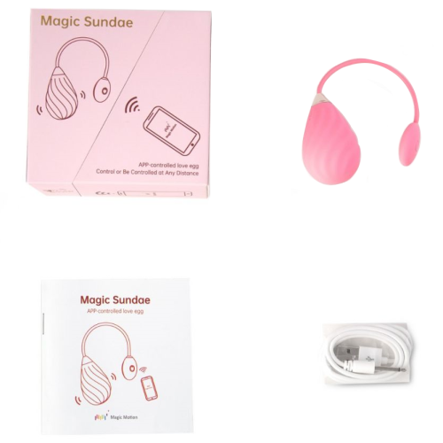 Смарт-виброяйцо Magic Motion Magic Sundae розовое фото 4