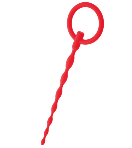 Уретральный буж из силикона Black Red By Toyfa красный 16 см фото 2