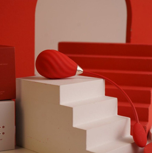 Смарт-виброяйцо Magic Motion Magic Sundae красное фото 7