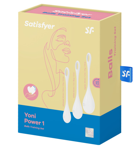 Вагинальные шарики Satisfyer Yoni Power 1 белые фото 6