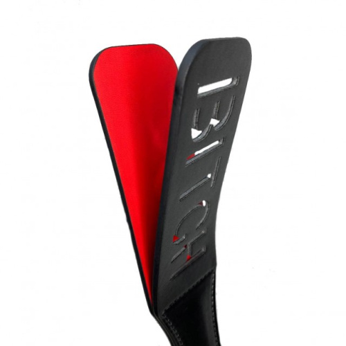 Двойной черно-красный пэдл Bitch 32 см фото 3