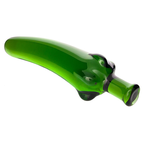 Стеклянный анальный стимулятор в виде перчика фото 2