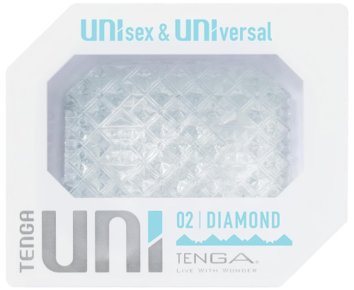 Мастурбатор Tenga Uni Diamond прозрачный фото 11