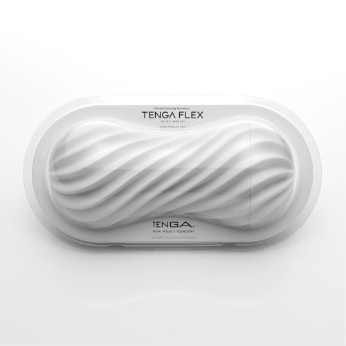 Мастурбатор Tenga Flex Silky White фото 5