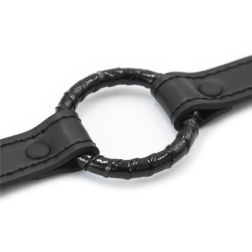 Кляп-кольцо с зажимами для сосков черный фото 4