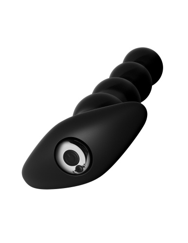 Перезаряжаемая анальная цепочка с вибрацией Elite Collection Rechargeable Anal Beads, черная фото 3