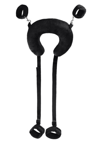 Фиксирующий бондаж на руки и ноги с подушкой под шею Anonymo фото 4