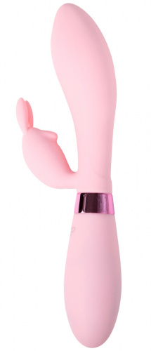 Перезаряжаемый вибратор Ideep Pro Theona розовый фото 4
