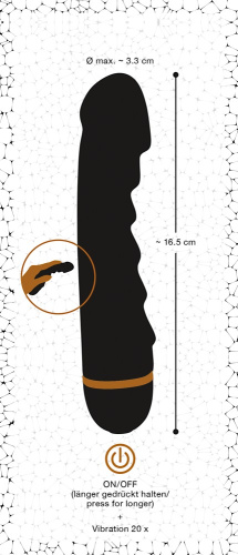 Гибкий вибратор с ребристой поверхностью Bendy Ripple Vibrator фото 6