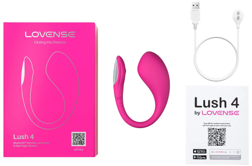 Lovense Lush 4.0 инновационный смарт-вибростимулятор с LED-подсветкой фото 15
