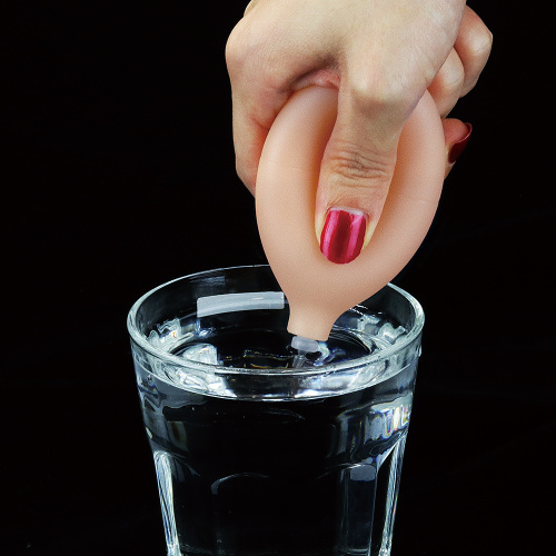 Фаллос с мошонкой Soft Ejaculation Cock с имитацией семяизвержения 20 см фото 5