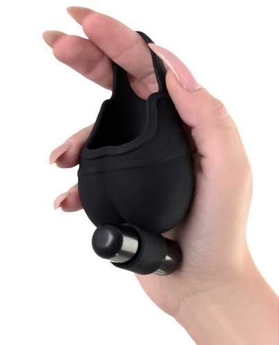 Кольцо на пенис и утяжка на мошонку с вибрацией Erotist Attraction фото 2