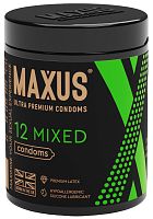 Презервативы в пластиковом кейсе Maxus №12 Mixed микс
