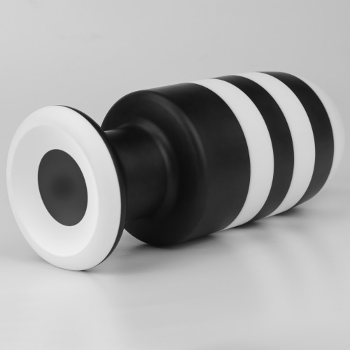Черно-белая анальная пробка X-Missioner Butt Plug 19,5 см фото 9