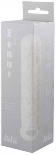 Фаллоудлинитель с кольцом Homme White Long + 3 см фото 3
