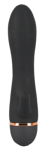 Виратор-кролик с рифленой поверхностью Bendy Ripple Clit Vibrator фото 3