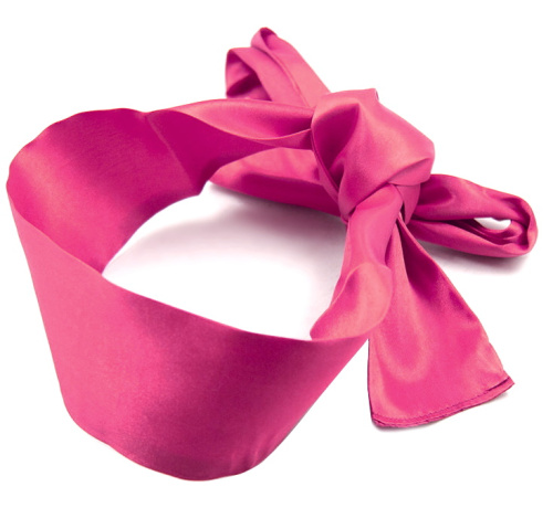 Малиновая сатиновая лента для связывания фото 6