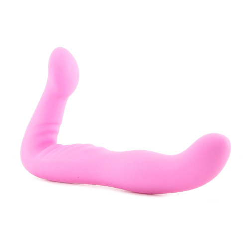 Безремневой страпон FF Elite 8 Strapless Pink фото 6