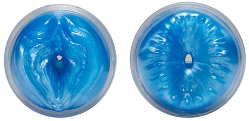 Двусторонний мастурбатор Fleshlight Quickshot Alien синий фото 7