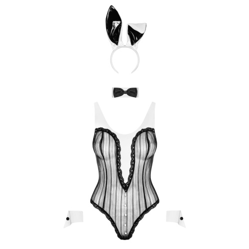 Эротическое боди кролика с ушками Bunny teddy S/M фото 3