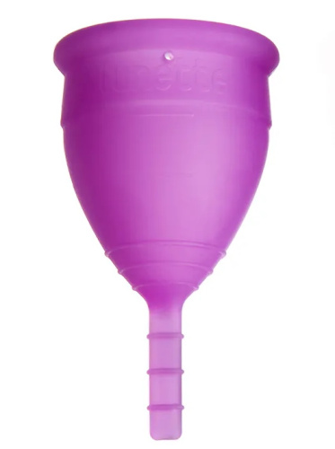 Фиолетовая менструальная чаша Lunette Cup 25 мл фото 2