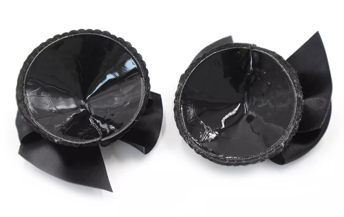 Черные пэстисы с черными бантиками фото 3