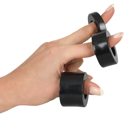 Набор из трех колец для растяжки мошонки фото 4