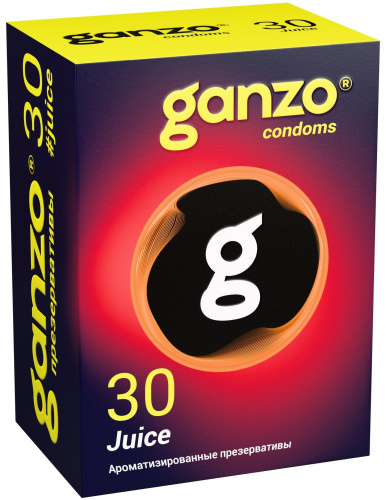 Презервативы Ganzo №30 Juice микс ароматов