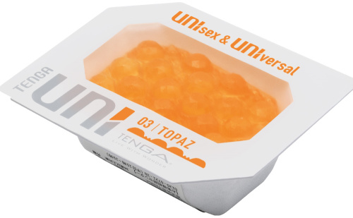 Мастурбатор Tenga Uni Topaz оранжевый фото 10