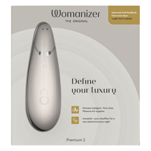 Бесконтактный стимулятор клитора Womanizer Premium 2 Gray фото 10