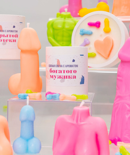 Ароматическая свеча Pecado Богатый Мужик 50 гр фото 6