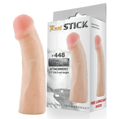 Насадка для страпона без мошонки RealStick фото 3
