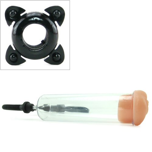 Вакуумная помпа для пениса Pump Worx-Fanta Flesh Pussy Pump фото 3