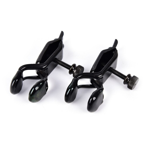 Черные зажимы на соски фото 2