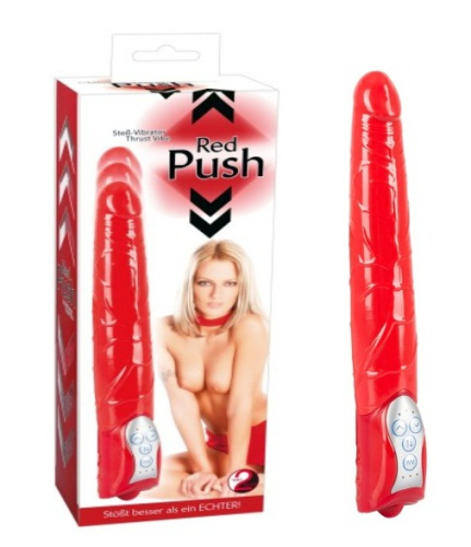 Вибратор с поступательными движениями Red Push